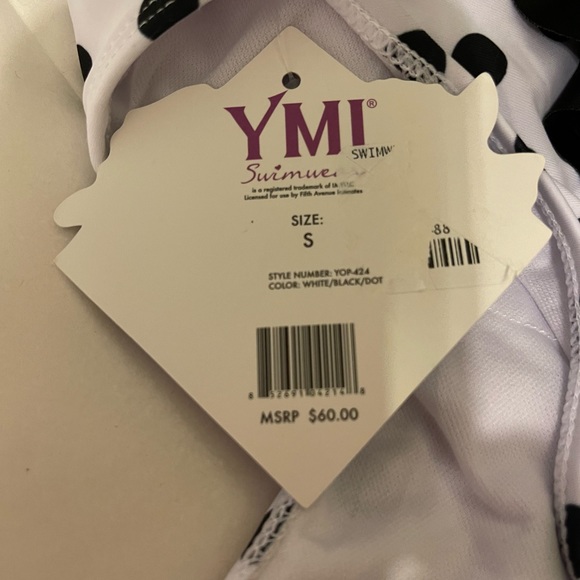YMI Sexy Polka-Dot One-Piece Swimsuit - Picture 9 of 9